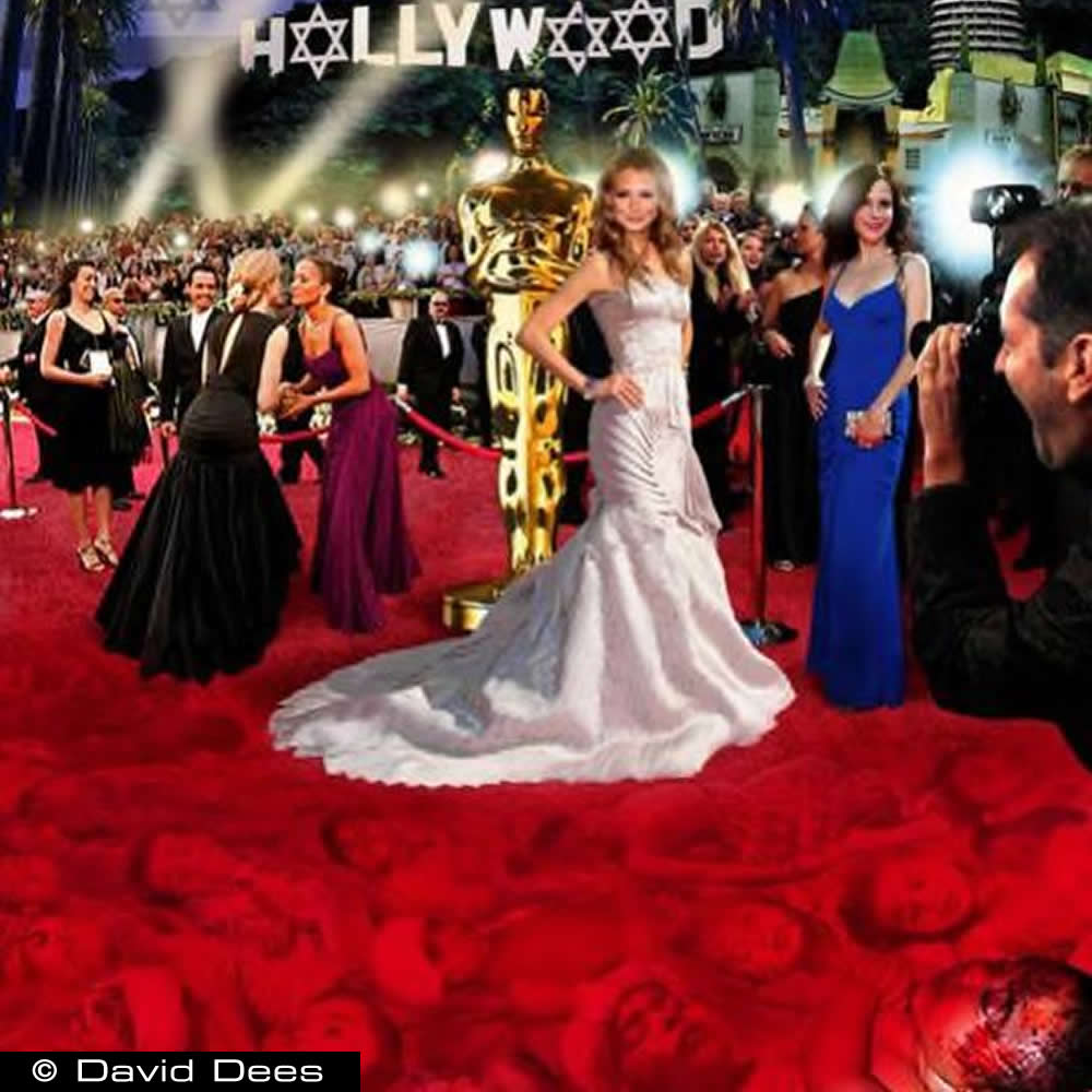 The Hollywood red carpet is our children's blood!